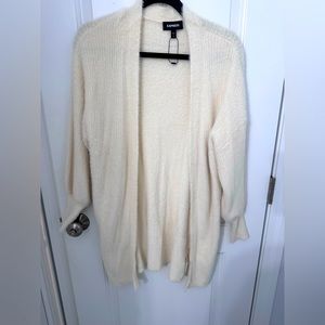 Express fuzzy cardigan